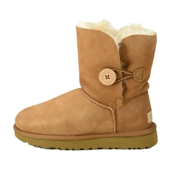UGG Women's Bailey Button II Chestnut Boot - Picture 2 of 7